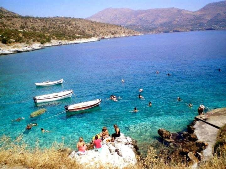Villa Lagkadaki Sea View Argilia Exteriér fotografie